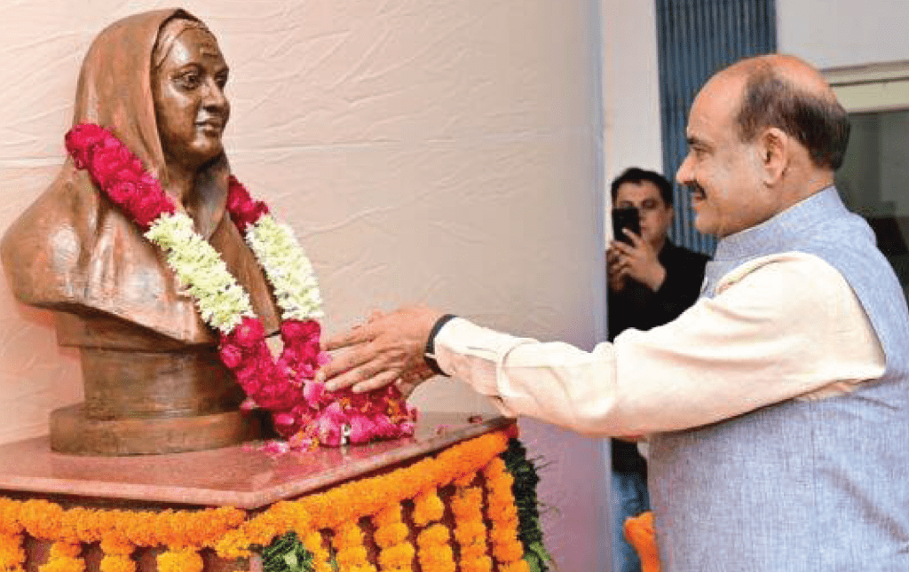 Om Birla releases IGNOU prospectus in Braille script