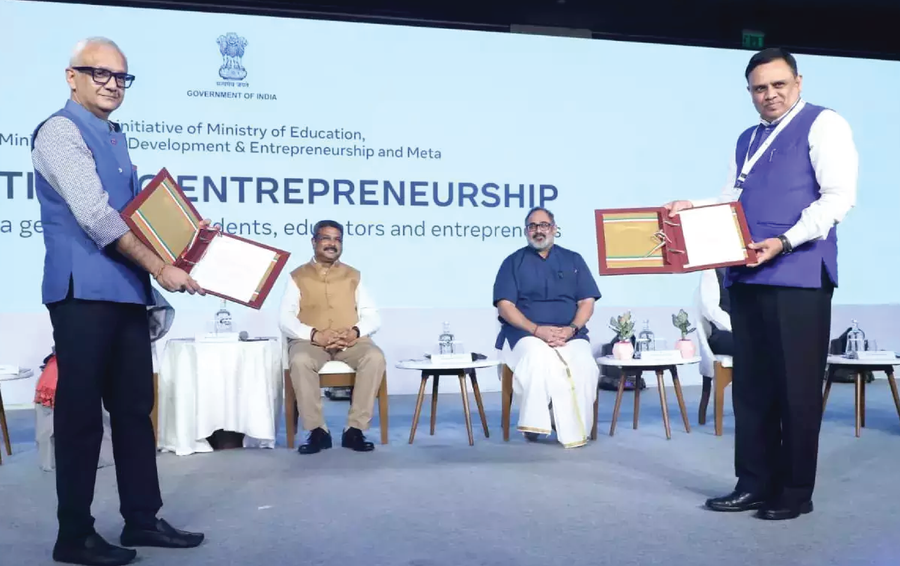 Education skill development entrepreneurship ministries join hands to connect students workforce with technologies