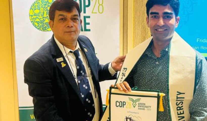 IIT Mandi wins ‘Green University award at COP28 UAE